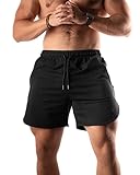 ATHLETIC AESTHETICS Performance Shorts - Kurze Sport und Freizeit Hose für Herren - Bequeme und hochwertige Trainingshose mit Reißverschluss Taschen - Fürs Training, Sport, Fitness, Laufen und Gym