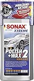 SONAX XTREME Polish+Wax 2 AktionsSet 70 Jahre (500 ml) inkl. gratis Applikationsschwamm und Mikrofasertuch | Art-Nr. 02078410