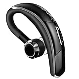 Bluetooth Headset CVC6.0 Rauschunterdrückung, Wireless Kopfhörer Bluetooth Freisprechen Kabelloses Headset mit klarer Stimme 300 Stunden Standby, Handsfree Bluetooth Ohrhörer für Business