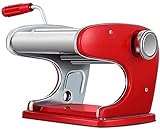 GAODINGD Nudelmaschine,Pastamaschine,Pasta Maker Pasta Maker Edelstahl Dampfanschrift Pasta Roller Maschine umfasst Pasta Cutter Hand Kurbelkomfort (Color : A)