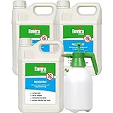 Envira Anti Milben-Spray 3 x 5L + 2L Drucksprüher - Mittel gegen Milben, Hausstaubmilben - Milbenabwehr für Matratzen, Textilien & Polster mit Langzeitwirkung - Geruchlos