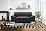 DOMO. collection Sofa Alisson, 2er Couch, 2-Sitzer, 2er Garnitur, Polstergarnitur 164 x 83 x 75 cm (BxTxH), in schw