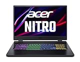 Acer Nitro 5 (AN517-55-78NJ) Gaming Laptop 17 Zoll Windows 11 Home - FHD 144 Hz IPS Display, Intel Core i7-12700H, 16 GB DDR4 RAM, 1.000 GB M.2 PCIe SSD, NVIDIA Geforce RTX 3070 Ti - 8 GB GDDR6