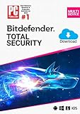Bitdefender Total Security Multi Device 2023 | 5 Device | 1 Year | PC/Mac | Email Activation Code