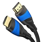 KabelDirekt – 8K/4K HDMI-Kabel – 2 m – 8K@60Hz (Extra-Kupfer für schnelles Ultra HD, 4K@120Hz/8K@60Hz – kompatibel mit HDMI 2.0, High Speed mit Ethernet, Blu-ray/PS5/Xbox Series X/Switch, schwarz)