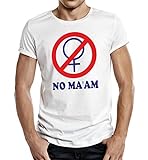 RAHMENLOS Original T-Shirt für den aktiven Al Bundy Fan: No Maam XXL, Nr.1241