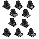 Heevhas 10 Stück Spiel Joystick Game Controller Sensor-Modul Zwei Achsen JoyStick Breakout-Modul für PS2 fü
