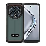 DOOGEE Fire 6 Power Rugged 4G Simlockfreie Handys, 20GB + 256GB, Batteria 15500mAh / 18W, 50MP + 8MP Smartphone Ohne Vertrag, 120LM LED, Android 14, 6,56 pollici, NFC/Face ID/DRM L1/IP68 Grü