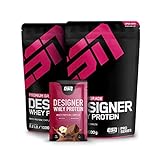 ESN Designer Whey Protein – 2 x 1000 g Vanilla + Gratis ESN Designer Whey 30g Sample
