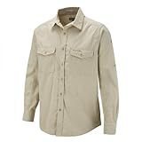 Craghoppers Herren Outdoor Reise Kiwi Langarm Hemd, beige(Oatmeal),XL