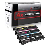 Logic-Seek 4 Toner kompatibel für Brother TN-242 TN-246 HL-3142 3152 3172 CW CDW DCP9017CDW - Schwarz 2.500 Seiten, Color je 2.200 S