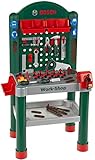 Theo Klein 8320 Bosch Workshop | 79-teilig | Arbeitsplatte mit Lernfunktion | Spielzeug für Kinder ab 3 Jahren