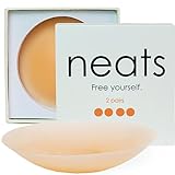 NEATS Nippelpads, Wiederverwendbare & Selbstklebende Nipple Cover zur Nippelabdeckung, Hypoallergen