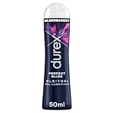 Durex Perfect Glide Gleitgel - für besonders lange Gleitfähigkeit, geeignet für vaginaler Trockenheit und verkehr - Silikonbasiertes Gleitmittel, Kondom-geeignet, seidig-weiche Textur – 50 ml
