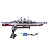 LAKA RC Schlachtschiff Modell 1: 360 71 cm großes militärisches Schlachtschiff Kreuzer Kriegsschiff Wasserspielzeug Geschenk für Kinder Erwachsene