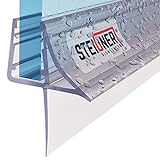 STEIGNER Duschdichtung, 100cm, Glasstärke 6/7/ 8 mm, Gerade PVC Ersatzdichtung für Dusche, UK09