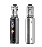 SMOK X-PRIV Solo 80W mit TF-D Tank Kit E-Zigarette Nikotinfrei Farbe Silb
