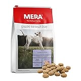 MERA pure sensitive Lamm & Reis, Hundefutter trocken für sensible Hunde, Trockenfutter aus Lamm und Reis, Futter für ausgewachsenen Hund, ohne Weizen und Zucker (12, 5 kg)