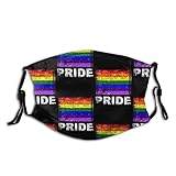 Linksends LGBT Pride Flag Face Scarf Unisex Balaclava Waschbar Wiederverwendbare Tuch Fashion Scarf-13