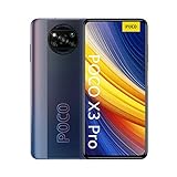 POCO X3 PRO Smartphone (16,94cm (6,67') FHD+ LCD DotDisplay 120Hz, 8GB+256GB Speicher, 48MP Quad-Rückkamera, 20MP Frontkamera, Dual-SIM, Android 11) Schwarz - [Exklusiv bei Amazon]