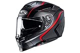 HJC Unisex-Adult RPHA70 Kroon Motorradhelm, schwarz rot, M