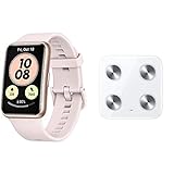 HUAWEI Watch FIT New Smartwatch, 1,64 Zoll lebendiges AMOLED-Display, 10 Tage Akkulaufzeit, Sakura Pink + Scale 3, Intelligente Fett BMI Körperwaage, Wi-Fi & Bluetooth Verbindung, 11 Körperdaten