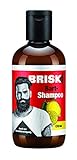 BRISK Bart-Shampoo Citrus, 150 ml, Bartpflege & Gesichtsreinigung für Männer, Bartseife für ein gepflegtes Hautgefühl & weiches Barthaar, mit Grapefruit- und Zitronenöl
