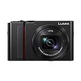Panasonic Lumix TZ200 | Kompaktkamera Expert (großer Sensor Typ 1 Zoll 20 MP, Zoom Leica 15 x F3.3 – 6.4, Visier, Touchscreen, Video 4 K, Stabilisierung), Schwarz – französische Version