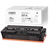 LEMERO SUPERX 207A(Kein Chip) Kompatibel für HP W2210A Tonerkartusche für HP Color Laserjet Pro M255dw MFP M282nw M283cdw M283fdw Drucker (1xSchwarz)
