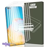 Gelaasso 4 Stück Schutzfolie für Huawei P40 Pro [Nicht-Glas], Vollständige Abdeckung Flexibilität TPU Folie Huawei P40 Pro, HD Klar Displayfolie für Huawei P40 Pro S
