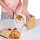 Faltbarer Brotschneider Führung für selbstgemachtes Brot Bagel Laib Sandwich Toast Cutter Maker Schneidemaschine