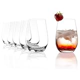 Stölzle Lausitz Gläser I Trinkgläser 6er Set (465 ml) I Gläser-Set spülmaschinenfest I Trinkgläser Set mit hoher Bruchresistenz I Universalgläser als Wassergläser Saftgläser