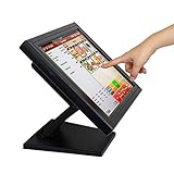 15' LCD Touchscreen Monitore Kiosk Monitor für den Einzelhandel mit Software POS Kassenmonitor