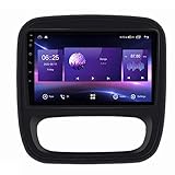KIDYBO Autoradio Android 11.0 Radio für Renault Trafic 3/Opel Vivaro B 2014-2018 GPS Navigation 9'' Head Unit HD Touchscreen MP5 Multimedia Player Videoempfänger Mit 4G WiFi SWC C(Color:WiFi 1+16)