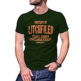 Litchfield Prison Orange is The New Black Inspired Herren Militärgrün T-Shirt Size XL