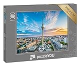 puzzleYOU: Puzzle 1000 Teile „Fernsehturm am Alexanderplatz, Berlin, Deutschland“ – aus der Puzzle-Kollektion Berlin, Städte, Deutsche Städte