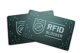 2X NFC Shield Card - RFID & NFC Schutz/Blocker Karte für EC & Kreditkarten …