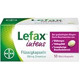 Lefax Intens Flüssigkapseln bei stärkeren Blähungen und weiteren gasbedingten Beschwerden wie Druck- und Völlegefühl, krampfartigen Bauchschmerzen; leicht zu schlucken, 50 Stück