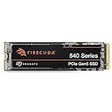 Seagate FireCuda 540 NVMe SSD 1 TB, PC Gaming, M.2 PCIe Gen4 ×4 NVMe 1.4, bis zu 7.300 MB/s, 3D-TLC-NAND, 3 Jahre Rescue Service  Modellnr.: ZP1000GM3A004