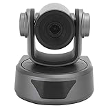 Videokonferenzkamera, Full HD 1080p Webcam mit Mikrofon, 4K Konferenzraumkamera 3fach Optischer Zoom USB PTZ Ultra HD Webcams für Laptop Desktop, 255 Voreingestellte Positionen Webkamera(EU)