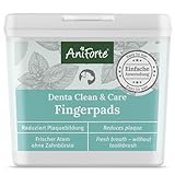 AniForte Denta Clean & Care Fingerpads für Hunde 50 Stück - Fingerlinge zur Zahnpflege & Zahnreinigung, pflegt Zähne & Zahnfleisch, reduziert Plaque, Pads für Mundhygiene & frischen Atem