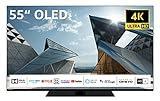 TOSHIBA 55XL9C63DG 55 Zoll OLED Fernseher/Smart TV (4K UHD, HDR Dolby Vision, Dolby Atmos, Sound by Onkyo, Triple-Tuner, 100 Hz, Game Mode, Bluetooth, PVR-Ready, Netflix UVM.) - Inkl. 6 Monate HD+