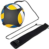 PINCOU Fußball/Volleyball-Trainingsgeräte Ball Rebounder Aids mit verstellbaren Kordeln und Bund zum Servieren, Spiken, Einstellen, Schlagen und Solo-Üben von Armschwenk-Rotationen, für Kinder