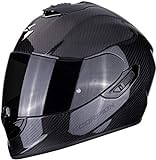Scorpion 2476_25849 Motorradhelm Exo 1400 Air Carbon Solid, schwarz, Größe M