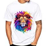 t-Shirts für Herren Oversize männer t Shirts grau t-Shirt 6XL extra lang Basic t Shirt Herren schwarz Baumwolle lustiges t Shirt Opa t Shirt männer weiß orange Herren t-Shirts 3XL