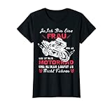 Damen Motorrad Motorradfahrerin Geschenk Spruch Bikerin Vintatge T-Shirt