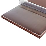 Transparenter Tischschutz, 95 x 105 cm, öldicht, benutzerdefinierte Größe, Tischdecke für Esszimmermöbel, 3 mm dick, transparente Tischdecke für Schreibtische und Ob