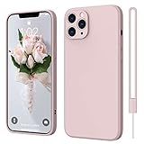iPhone 11 Pro Hülle Silikon Case, ElestBela Hanyhülle iPhone 11 Pro Ultra Dünn Slim mit Microfiber, Kratzfeste Rundumschutz Case Schutzhülle Hülle für iPhone 11 Pro 5.8'' R