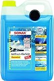 SONAX Antifrost+KlarSicht Konzentrat (5 Liter) ergibt bis zu 15 Liter Winter-Scheibenwaschwasser, sofort mischbereit, schlierenfrei, Antikalk-Effekt | Art-Nr. 03325050