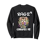 Rage Consumes Me Lustige Katze Kätzchen Blume Silly Smile Meme Sw